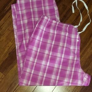 Pink Plaid Sleep Pants